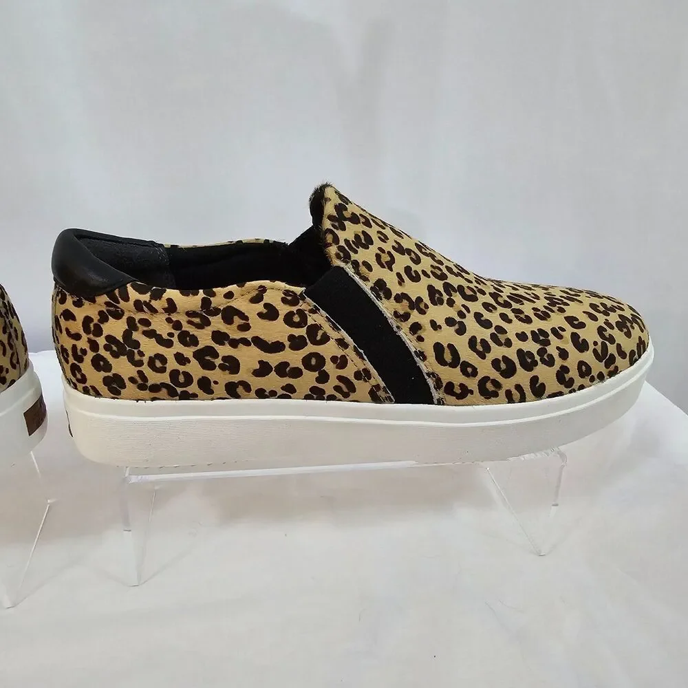 Dr. Scholls Espadrilles Leta Shoes Women's 11 M Tan Black Leopard Slip On NIB